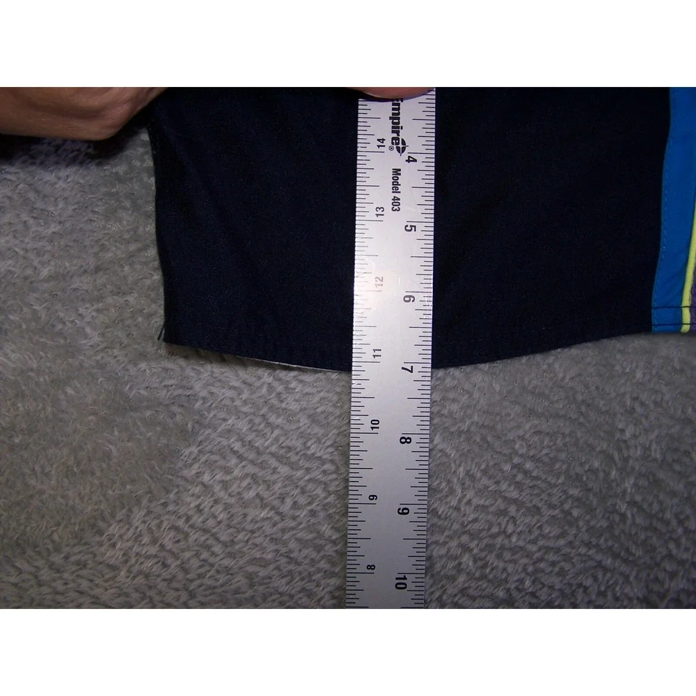 Gap Swim‎ Men's Medium M 34X7 Board Shorts Mesh Classic Trunks White Black Blue